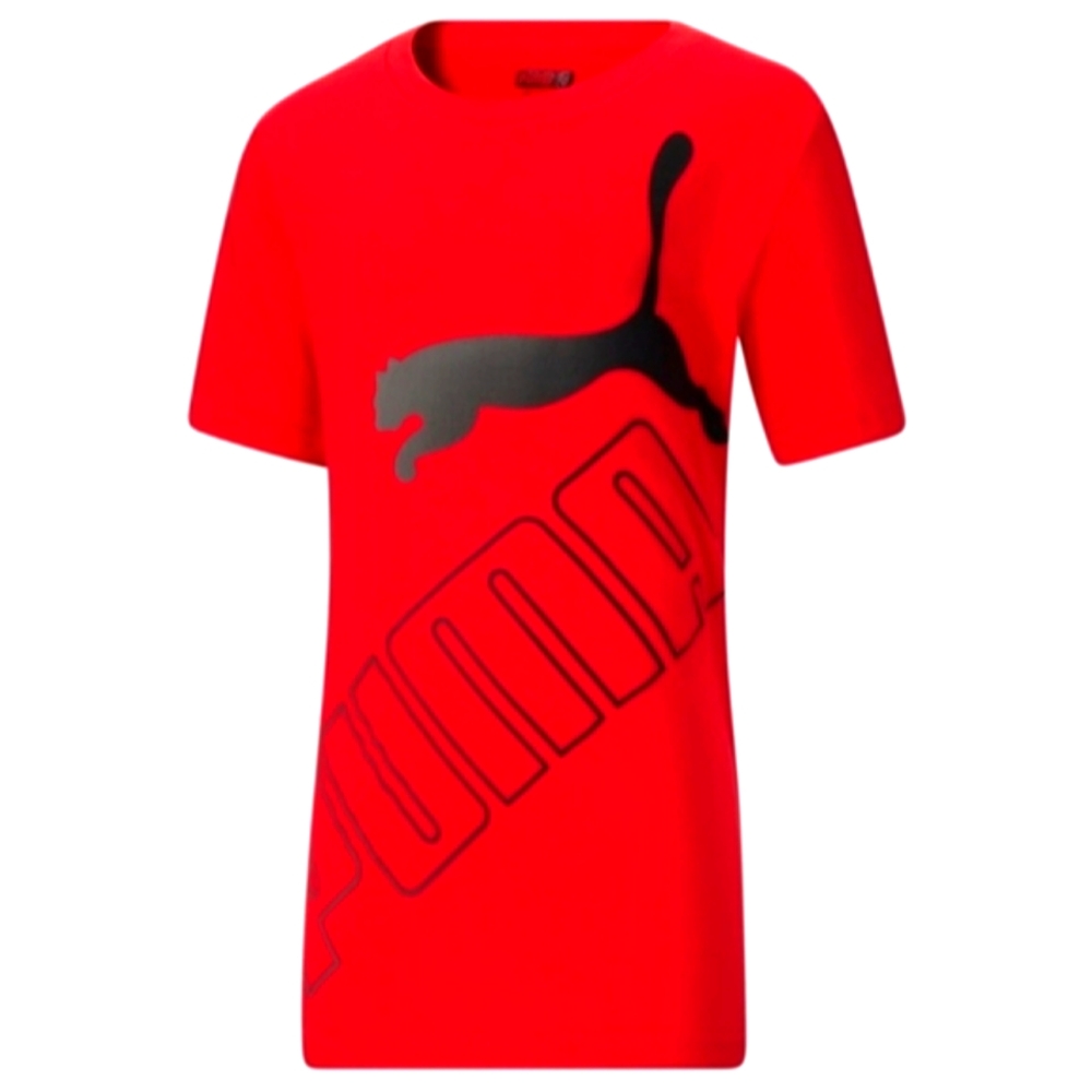 Boy's PUMA Classic Logo Red Tee Jr